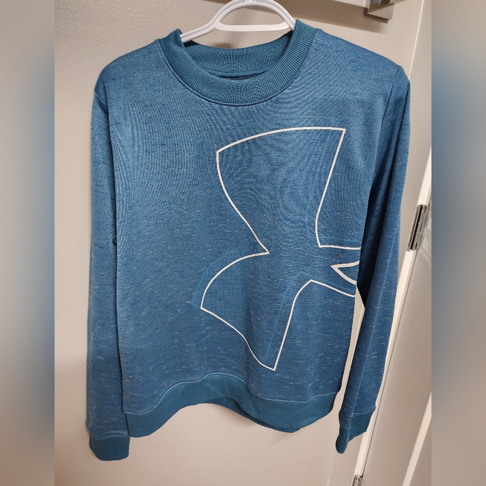 Womens Teal Under Armour Sweatshirt Size Large
